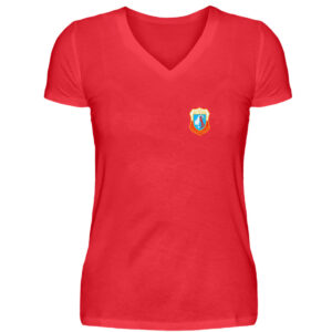 Damen V-Neck T-Shirt Logo - V-Neck Damenshirt-2561