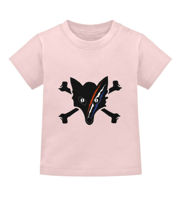 Baby T-Shirt Fussballfuchs schwarz - Baby T-Shirt-5949