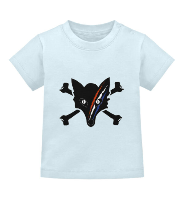 Baby T-Shirt Fussballfuchs schwarz - Baby T-Shirt-5930