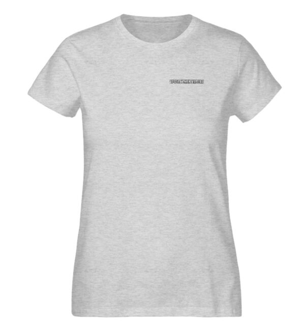 Damen Premium Organic T-Shirt Font VOH - Damen Organic Melange Shirt mit Stick-6892