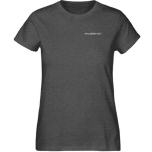 Damen Premium Organic T-Shirt Font VOH - Damen Organic Melange Shirt mit Stick-6898