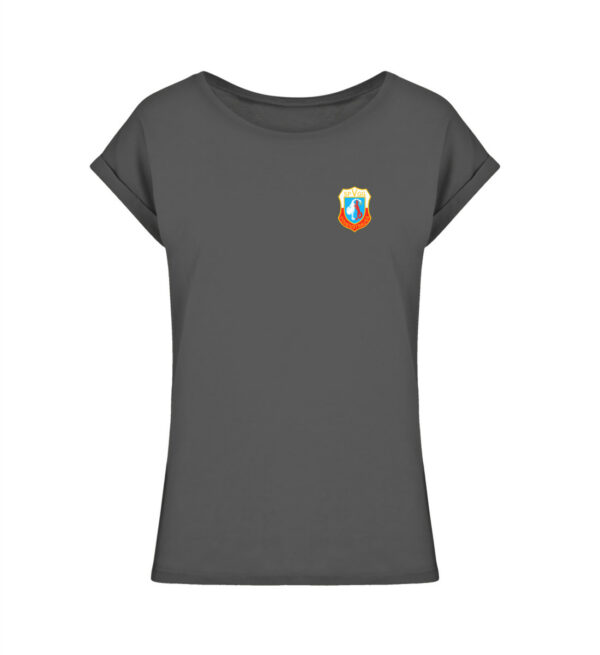 Damen Extended Shoulder T-Shirt Logo - Ladies Extended Shoulder Tee-1528