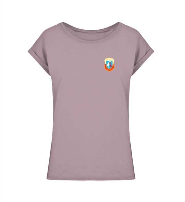 Damen Extended Shoulder T-Shirt Logo - Ladies Extended Shoulder Tee-7223