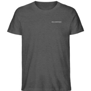 Herren Premium Organic T-Shirt Font VOH - Herren Organic Melange Shirt-6898